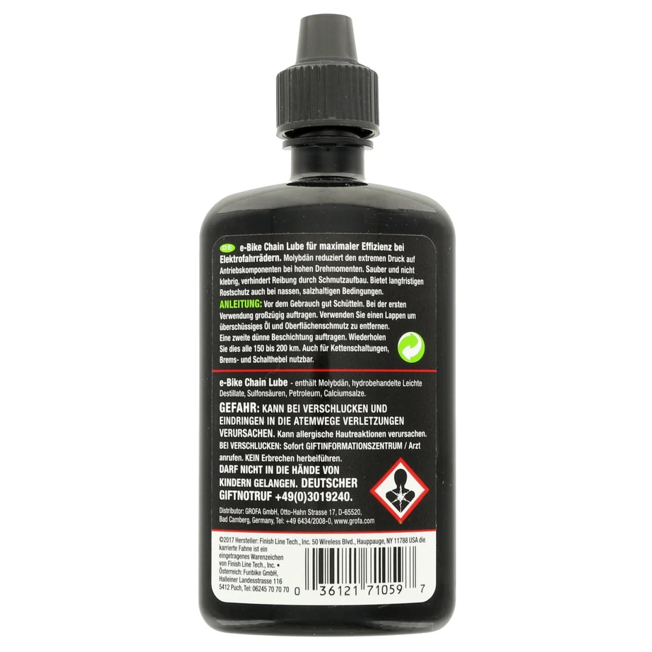 Finish Line E-Bike Ketten Öl Spritzflasche - Kettenöl 4 Finish Line E-Bike Ketten Öl Spritzflasche - Kettenöl – Bild 2